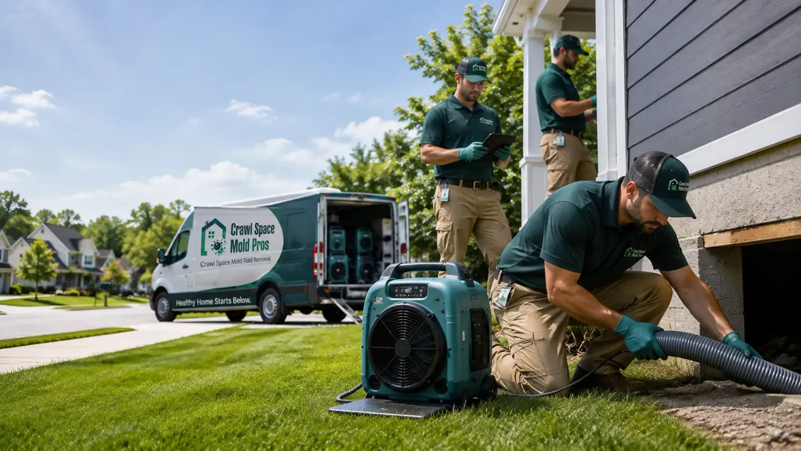 Crawl Space Mold Removal in Ferryville, WI